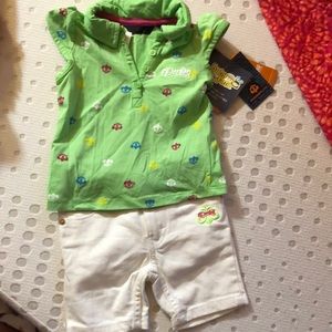 Dereon NWT 2 pc Short Set orig $48